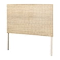 thumbnail image 1 of South Shore Furniture Lilak Rattan Headboard, White Washed Rattan, 1 of 5