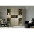 thumbnail image 1 of South Shore Liora, Contemporary Bookcase, Narrow Beige, 1 of 14