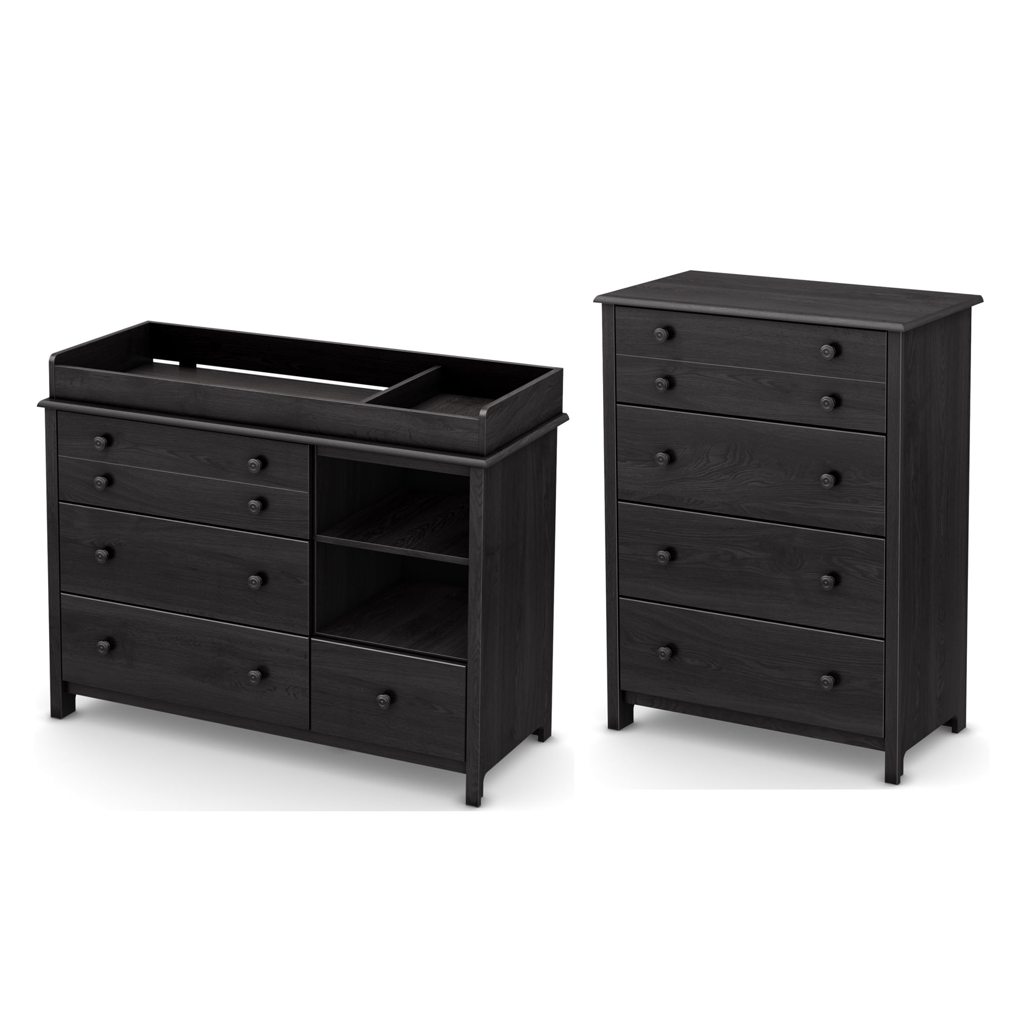South Shore Little Smileys Changing Table with 4 Drawer Chest