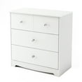 thumbnail image 1 of South Shore Little Teddy Traditional 3 Drawers Chest, White, 1 of 4