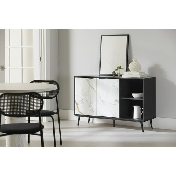 South Shore Mezzy, Contemporary Sideboard,  Black