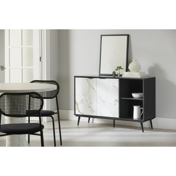 South Shore Mezzy, Contemporary Sideboard, Black