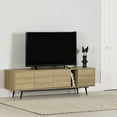 thumbnail image 1 of South Shore Mezzy, Contemporary TV Stand,  Brown, 1 of 14