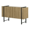 thumbnail image 1 of South Shore Mezzy, Urban Modern Sideboard, Light Walnut, 1 of 11