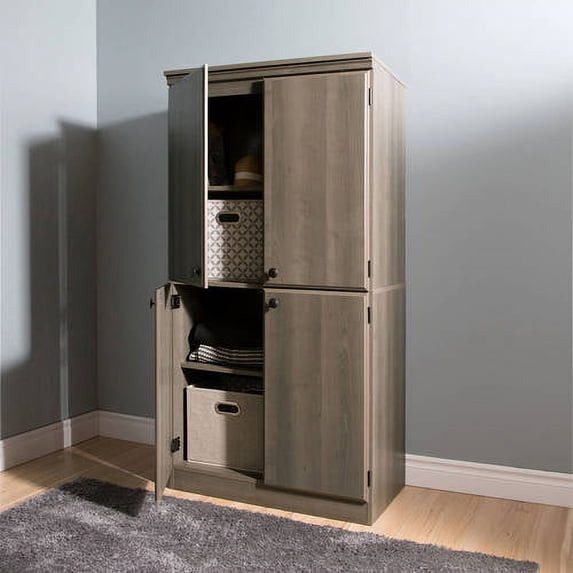 South Shore Morgan 4-Door Storage Cabinet, Multiple Finishes