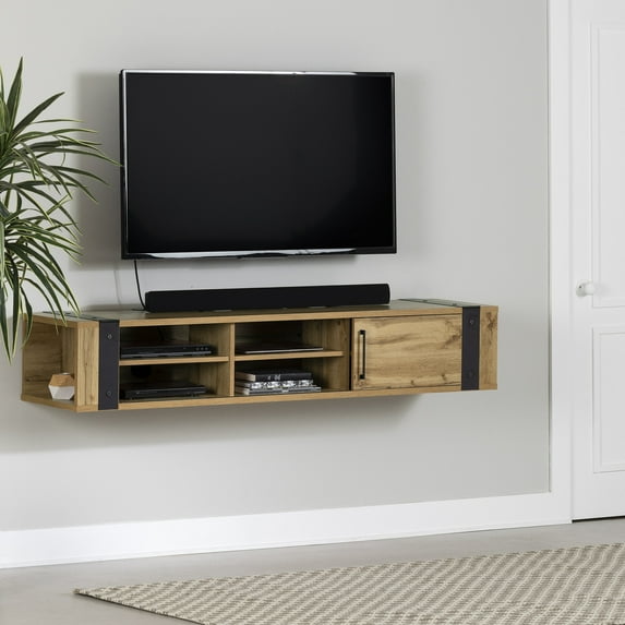South Shore Munich, Farmhouse TV Stand, 75" Brown