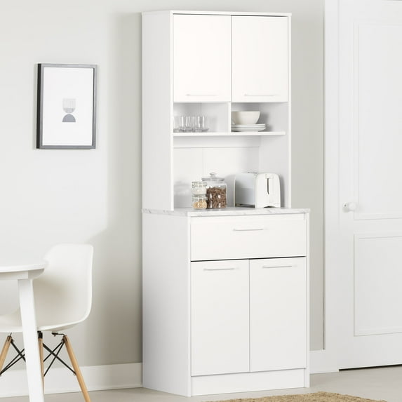 South Shore Myro, Contemporary Cabinet, White