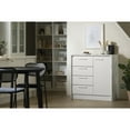 thumbnail image 1 of South Shore Myro, Contemporary Kitchen Island, Small White, 1 of 20