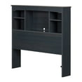 thumbnail image 1 of South Shore Navali Bookcase Headboard, Blueberry, 1 of 12
