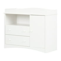 South Shore Peek-a-boo, Contemporary Toddlers Changing table, Wide White