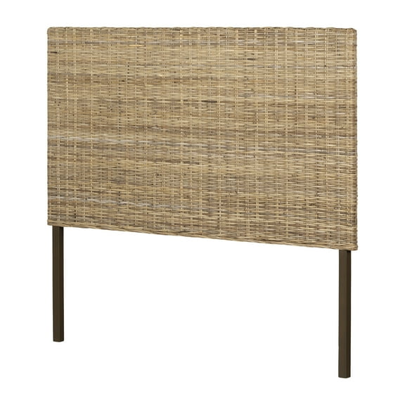 South Shore Prairie, Farmhouse Full Headboard, Rattan