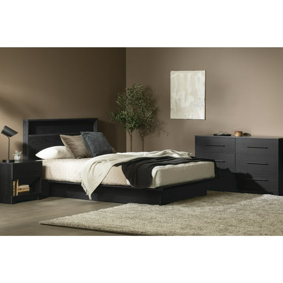 South Shore Primo, Contemporary Dresser,  Black