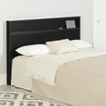 thumbnail image 1 of South Shore Primo, Contemporary Headboard, Full/Queen Black, 1 of 8
