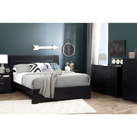 South Shore Reevo, Contemporary Dresser, Black