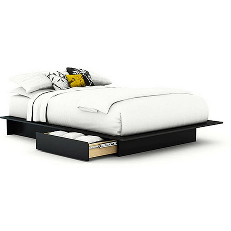 South Shore SoHo Storage Platform Bed with 2 Drawers Full Queen Walmart