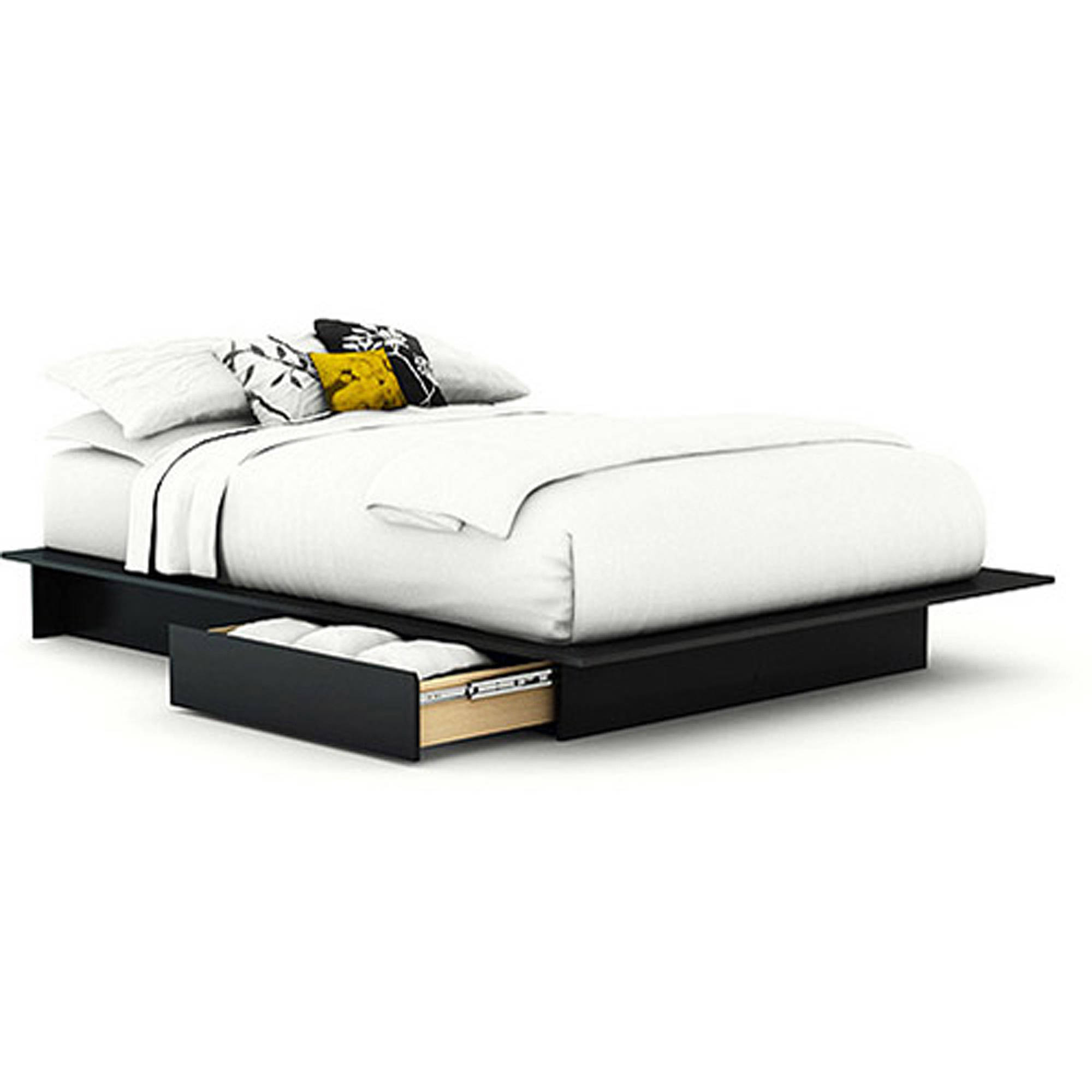 South Shore SoHo Full/Queen Storage Platform Bed with 2 Drawers, Multiple Finishes - image 1 of 7