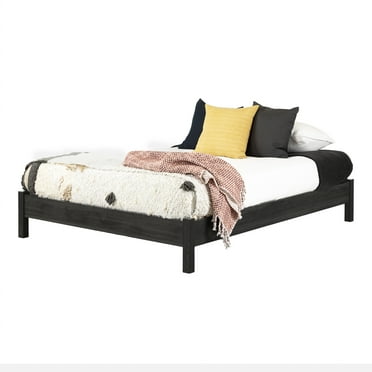South Shore SoHo Queen Platform Bed, Gray Oak