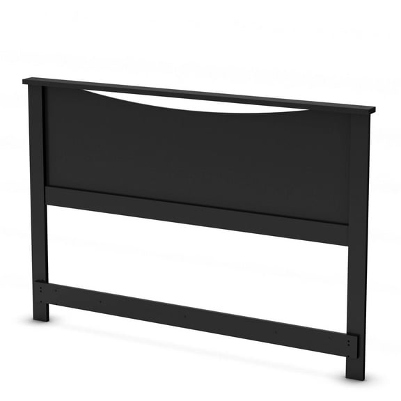 South Shore Soho Full/Queen Headboard (54"/60"), Black, contemporary