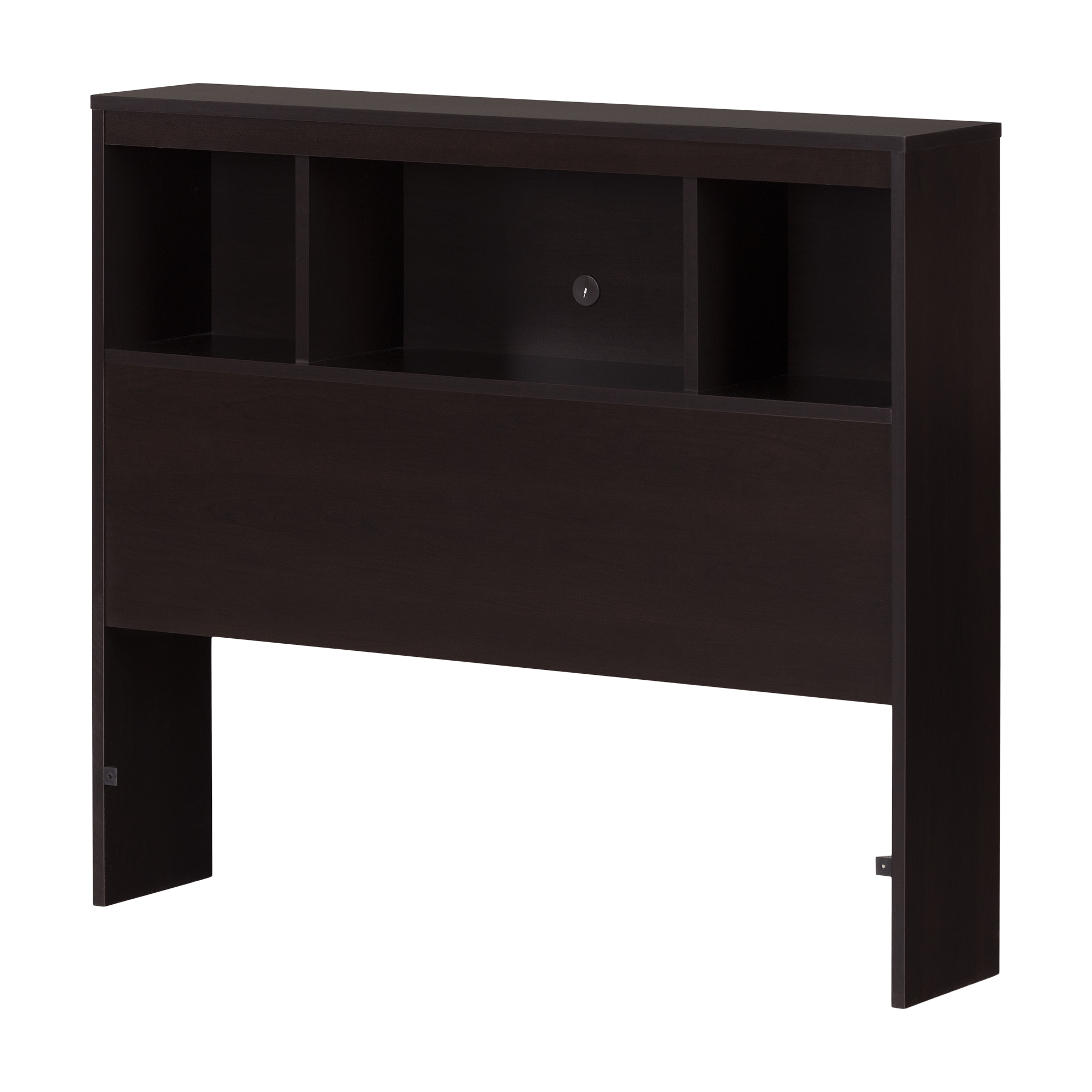 South Shore Spark Kid's Bookcase Headboard, Twin, Chocolate - image 1 of 10