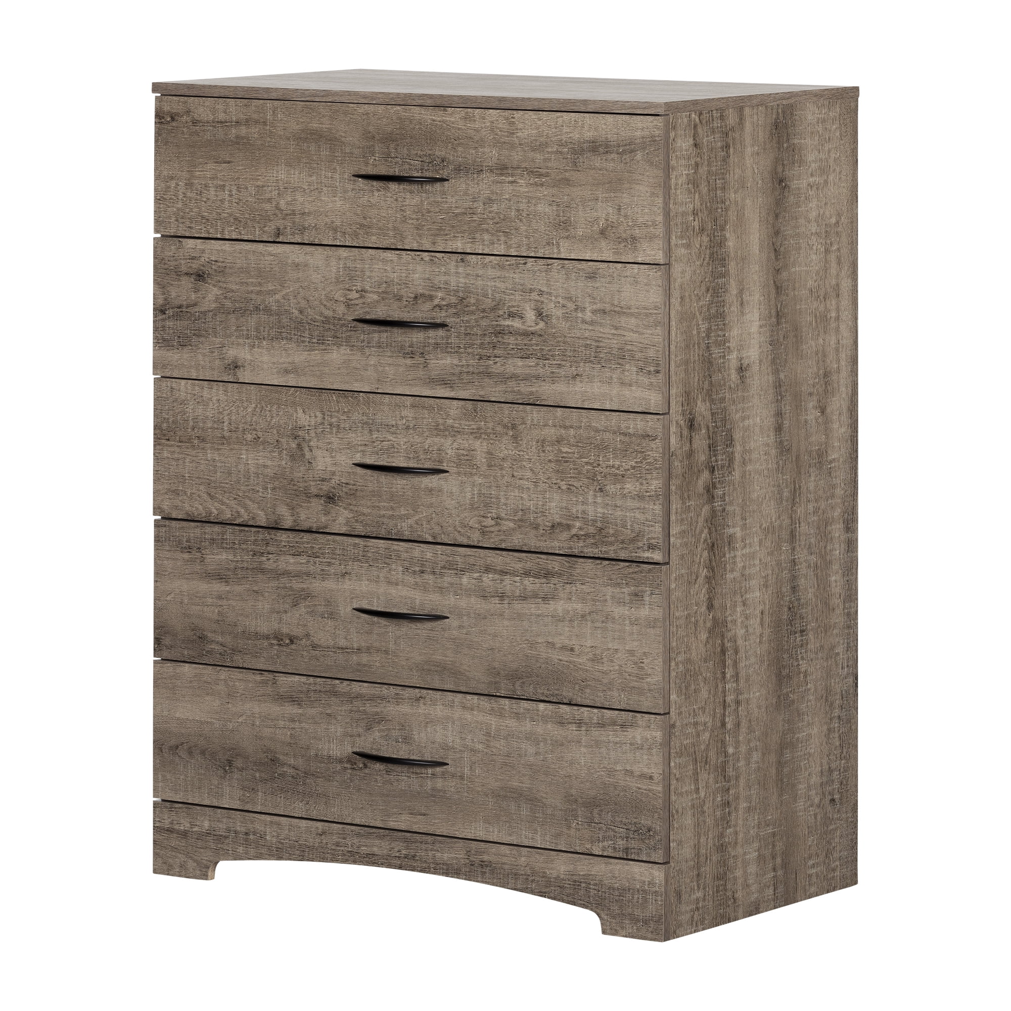 Step One 5 Drawer Chest Weathered Oak - South Shore