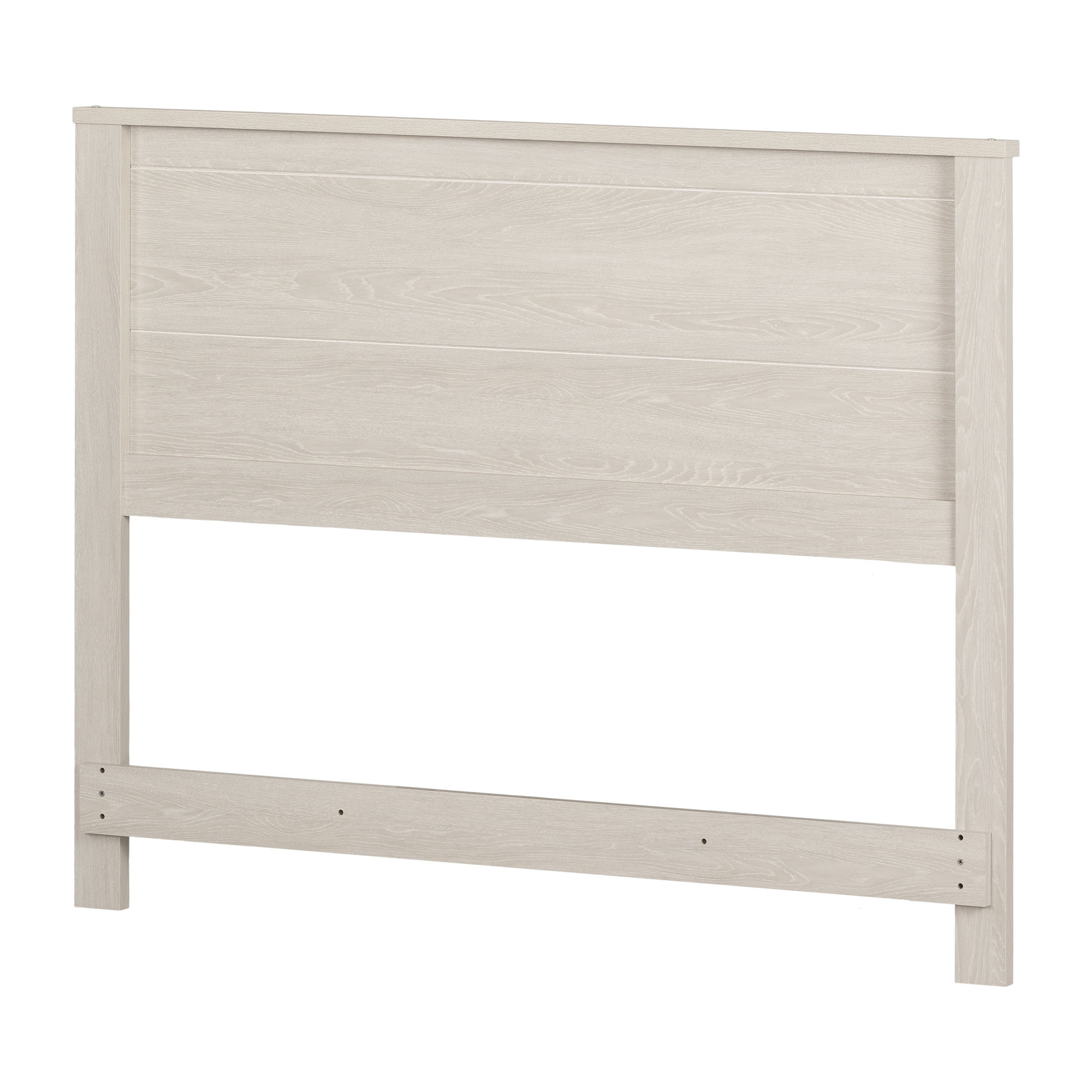 Winter Oak Full Panel Headboard with Large Moldings