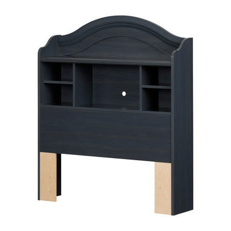 South Shore Summer Breeze, Bookcase Headboard, Blueberry