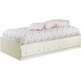 thumbnail image 1 of South Shore Furniture South Shore Summer Breeze Twin Mates Bed (39'') with 3 Drawers, White Wash, 1 of 11
