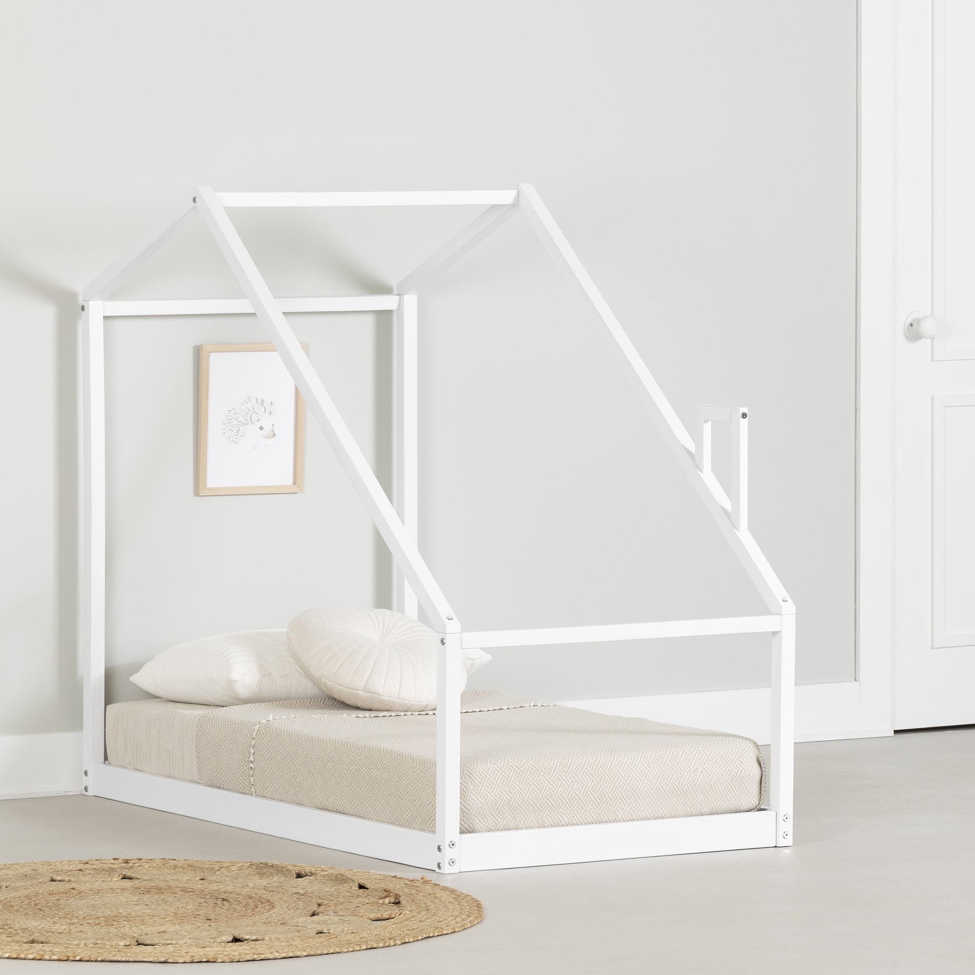 South Shore Sweedi, Scandinavian Bed, Toddler White