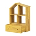 thumbnail image 1 of South Shore Sweedi, Scandinavian Bookcase with Storage Bin, Yellow, 1 of 14