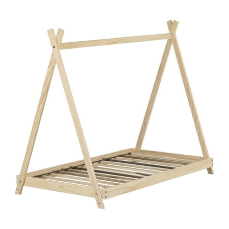 South Shore Sweedi, Scandinavian, Toddler Bed, Natural Wood