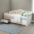 thumbnail image 1 of South Shore Tiara, Contemporary Bed, Twin White, 1 of 9