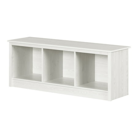 South Shore Toza, Entryway Bench, White Pine