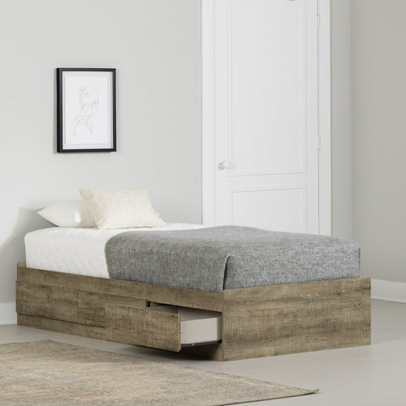 South Shore Versa, Traditional Bed, Twin Brown