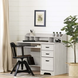 South Shore Smart Basics Small Desk with Keyboard Tray Multiple Finishes Walmart