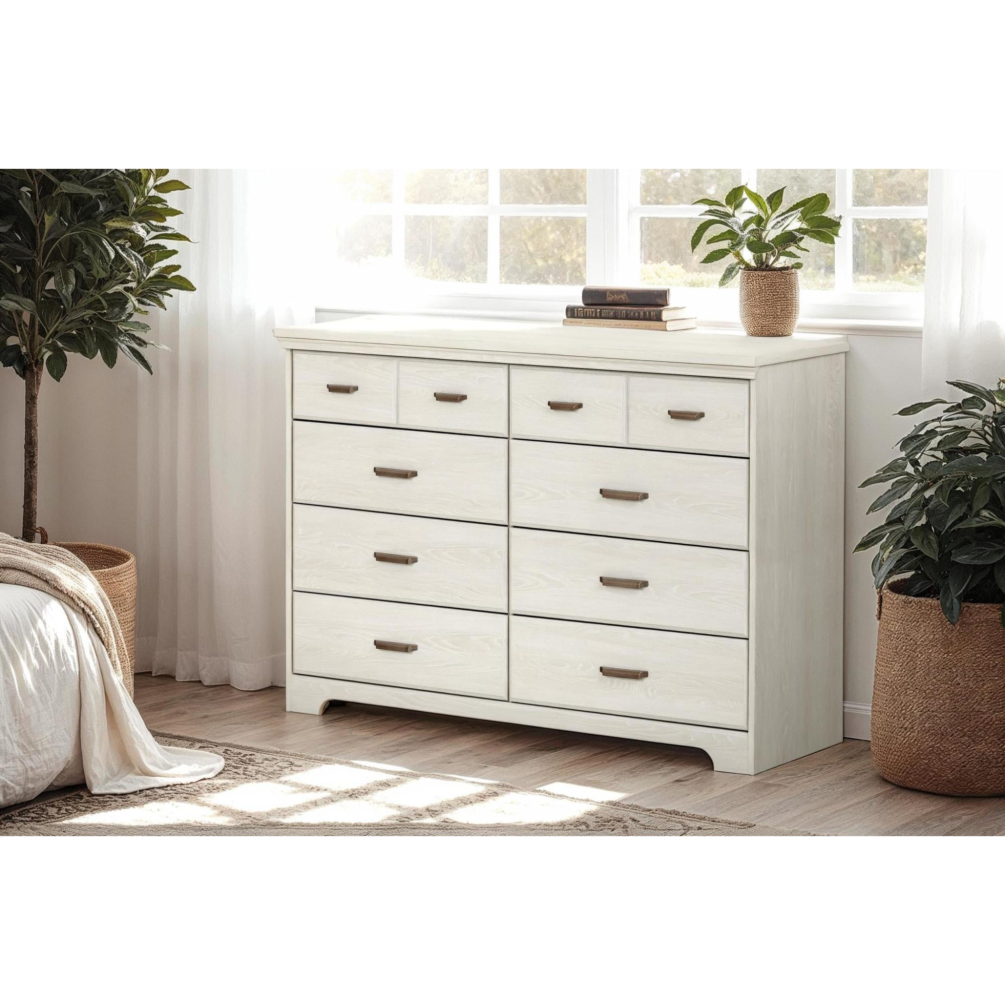 South Shore Versa, Traditional Dresser,  White