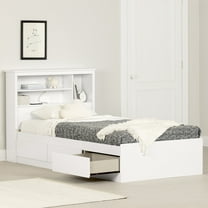 South Shore Vito, Contemporary Bed, Twin White