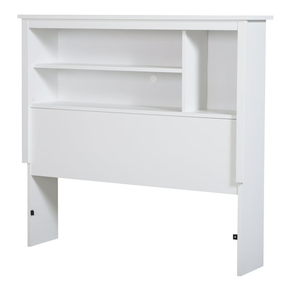 South Shore Vito Kid's Twin Bookcase Headboard, Pure White