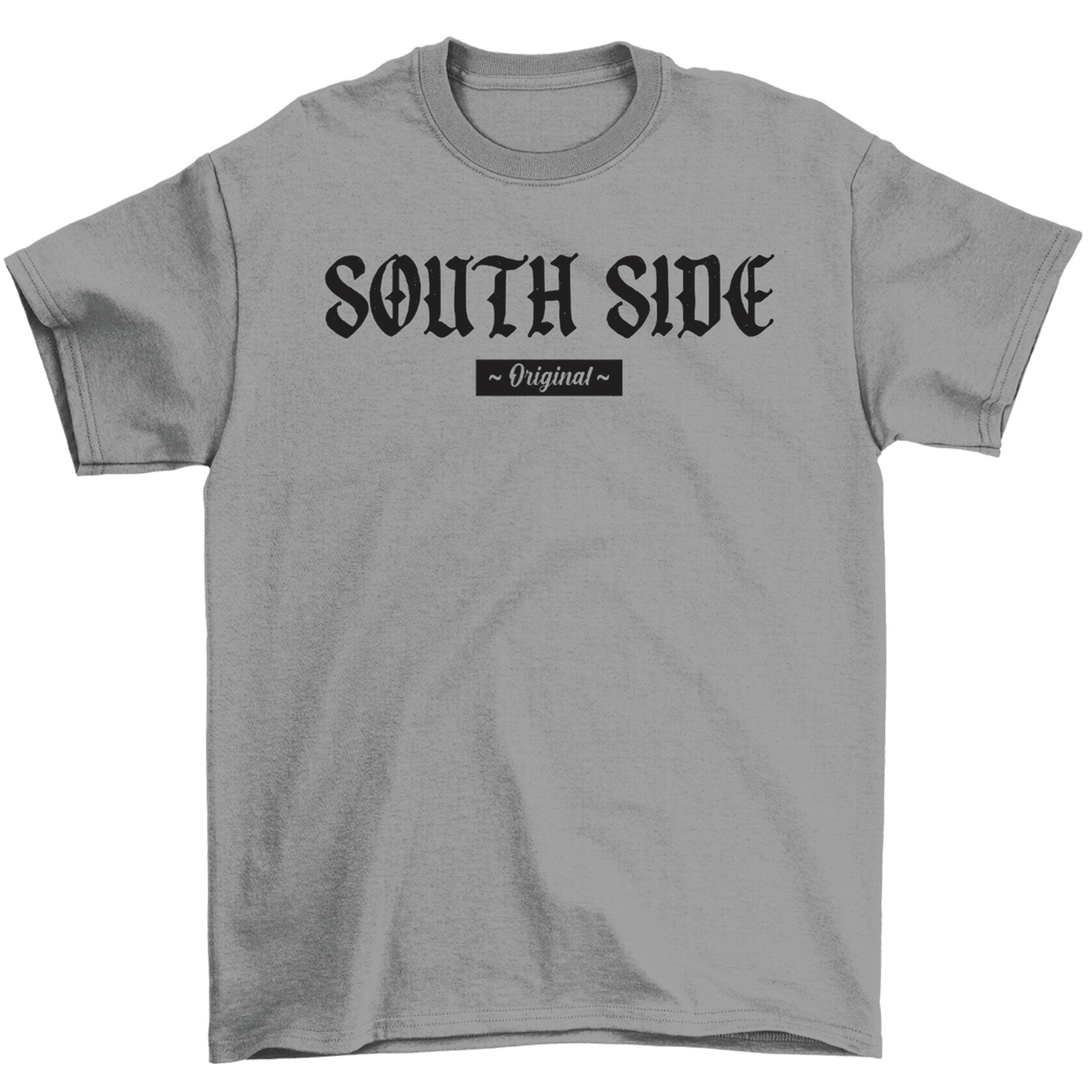 Jax of Hearts South Side Original T-Shirt Southside Chicago Il Vintage Text Tee, Adult Unisex, Size: XL, Gray
