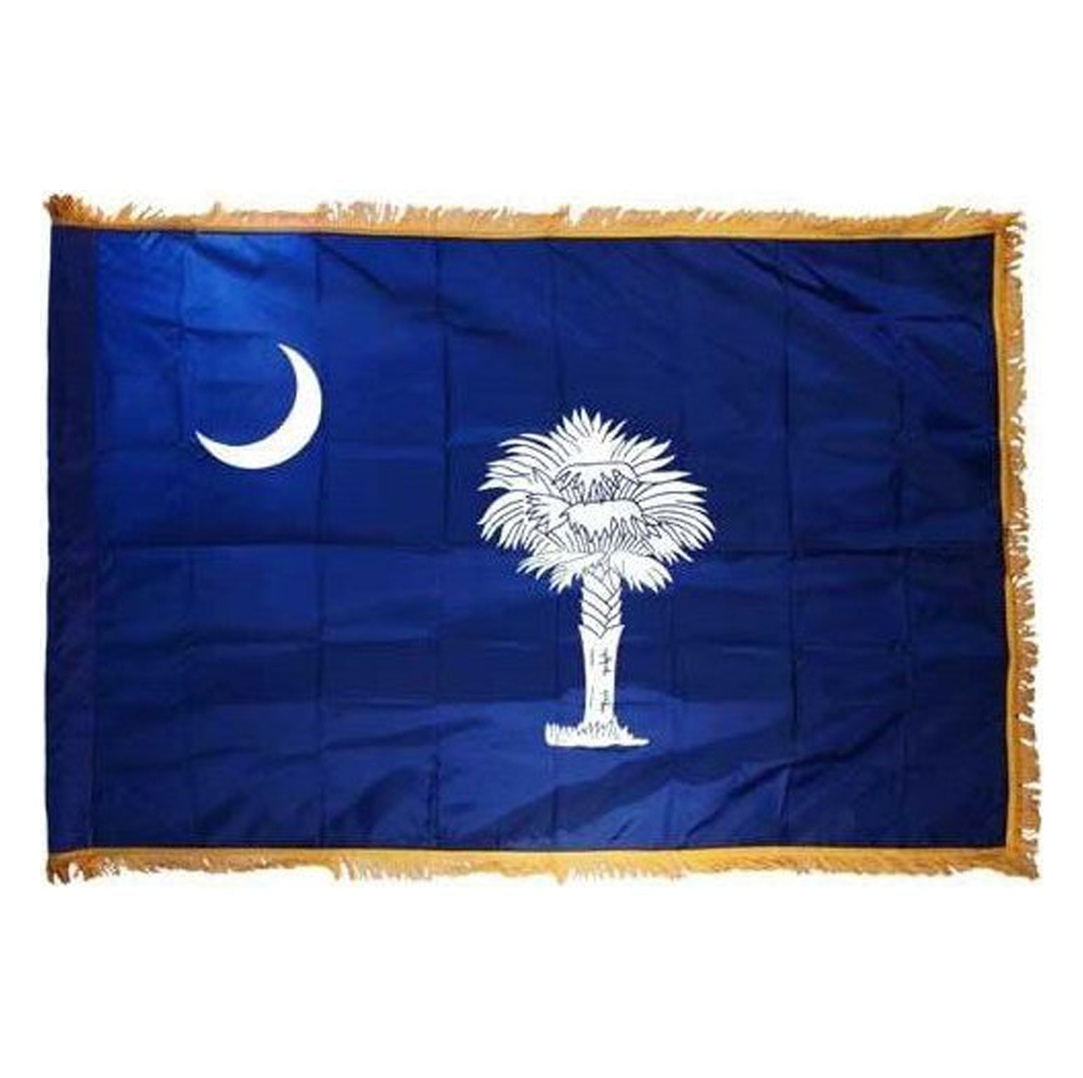 South State Flag 3x5ft Nylon with Indoor Pole and Fringe - Walmart.com