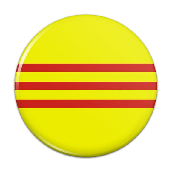 South Vietnam Flag Pinback Button Pin