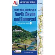 Z Adventure South West Coast Path - North Devon & Somerset With Ordnance Survey Mapping, Paperback