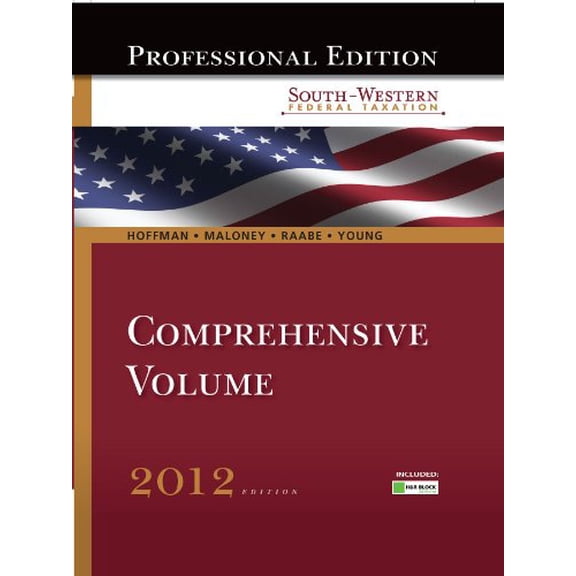 Pre-Owned South-Western Federal Taxation 2012: Comprehensive, Professional Edition (with H&R Block @ Home Tax Preparation Software) (WEST FEDERAL TAXATION CORPORATIONS, PARTNERSHIPS, ESTATES AND TRUSTS)