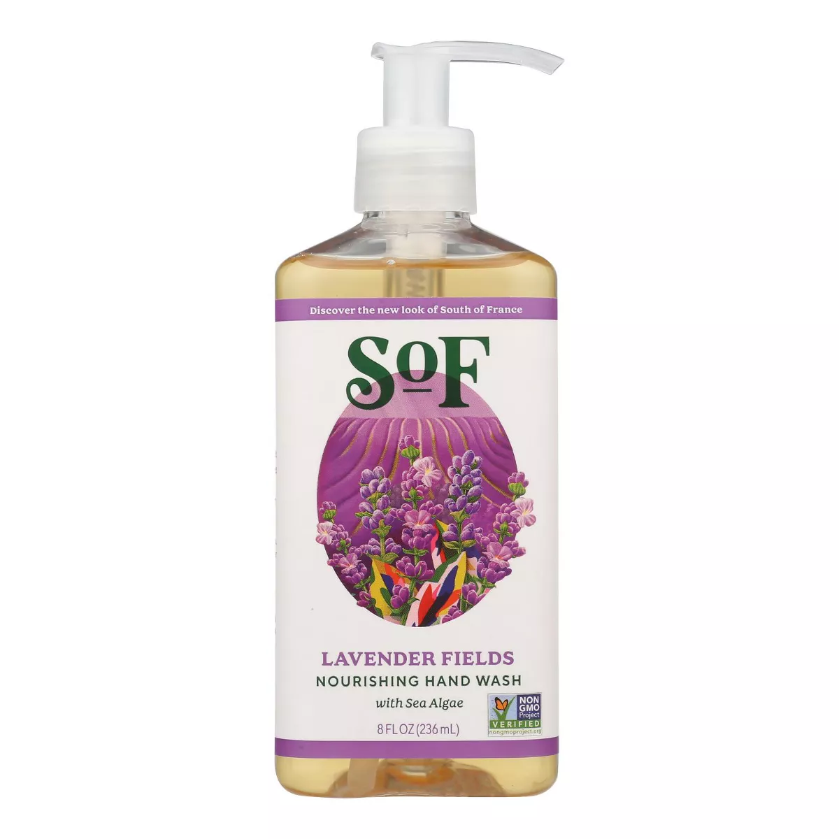 South of France Body Care, Lavender Hand Wash w/ Aloe Vera, 8 oz, 3-Pack