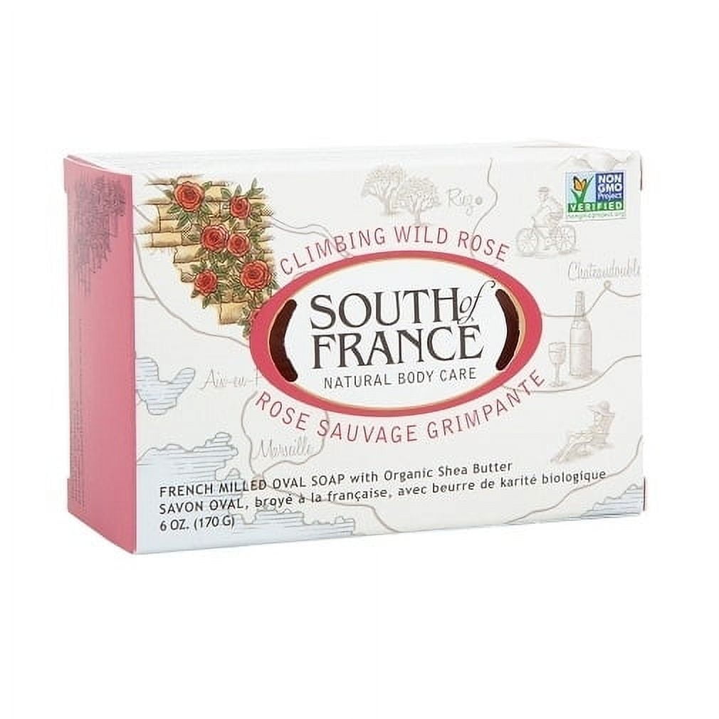 South of France Wild Rose Triple Milled Oval Soap, 6 oz - Walmart.com