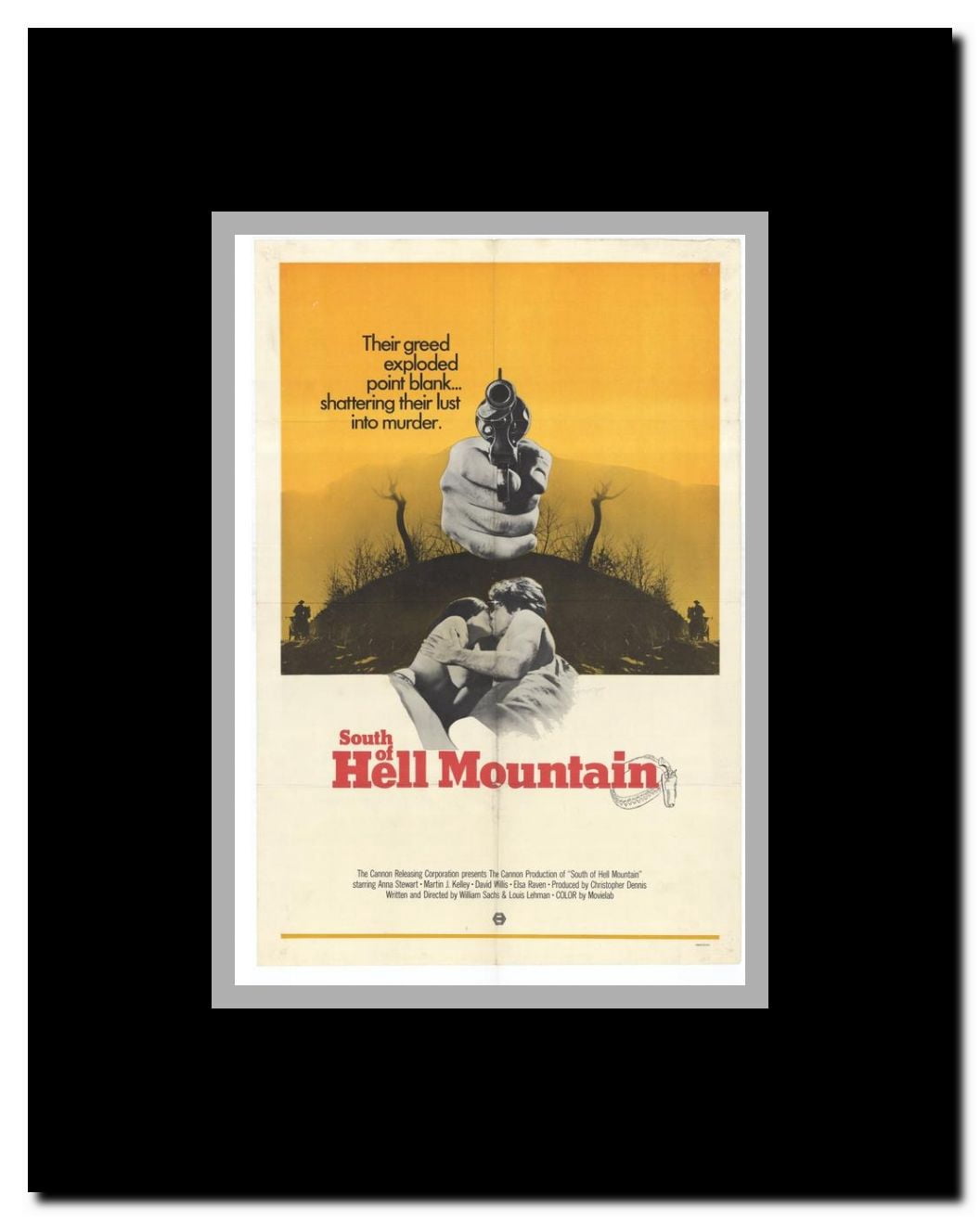South of Hell Mountain Framed Movie Poster