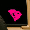 South olina Drunk Cupid Humor State Outline Decal Decal Cacomania Pink ...