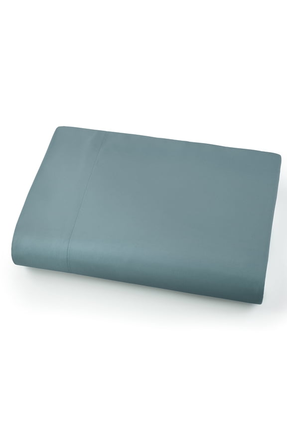 Vilano 110 GSM Light Blue Microfiber Flat Sheet, King – Oversized