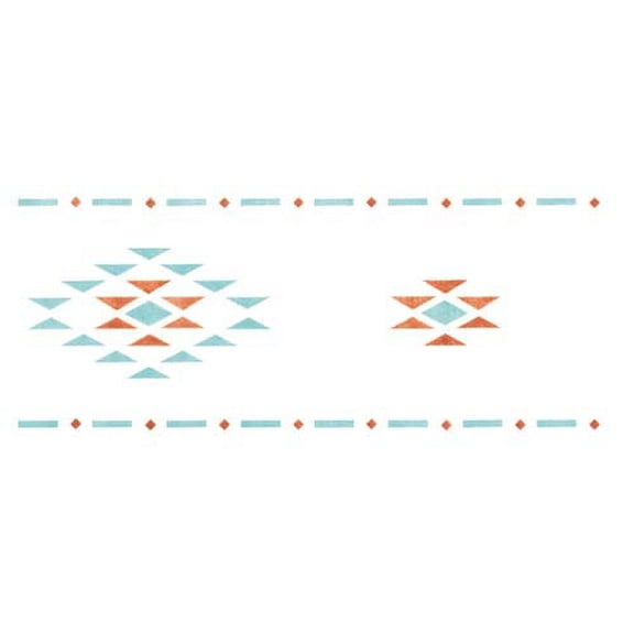 SouthWestern Wall Stencil SKU #575 by Designer Stencils