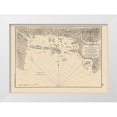 thumbnail image 1 of Southack 24x18 White Modern Wood Framed Museum Art Print Titled - Casco Bay - Southack 1779, 1 of 4