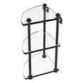 thumbnail image 1 of Southbeach Collection Three Tier Corner Glass Shelf in Venetian Bronze, 1 of 2
